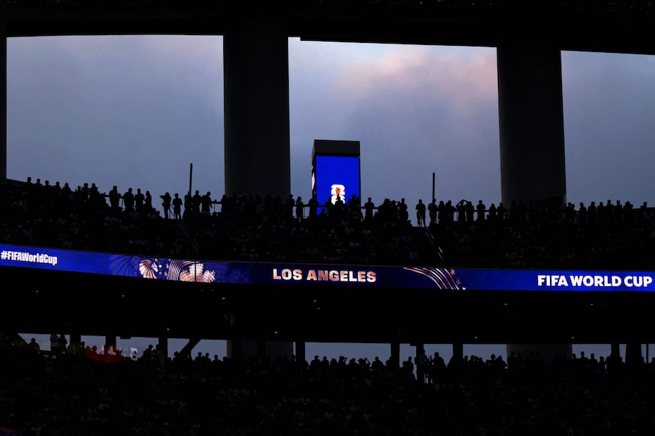 Estadio de Los Ángeles, durante el partido de la Fase de Grupos entre Estados Unidos y Paraguay - Foto: AFP