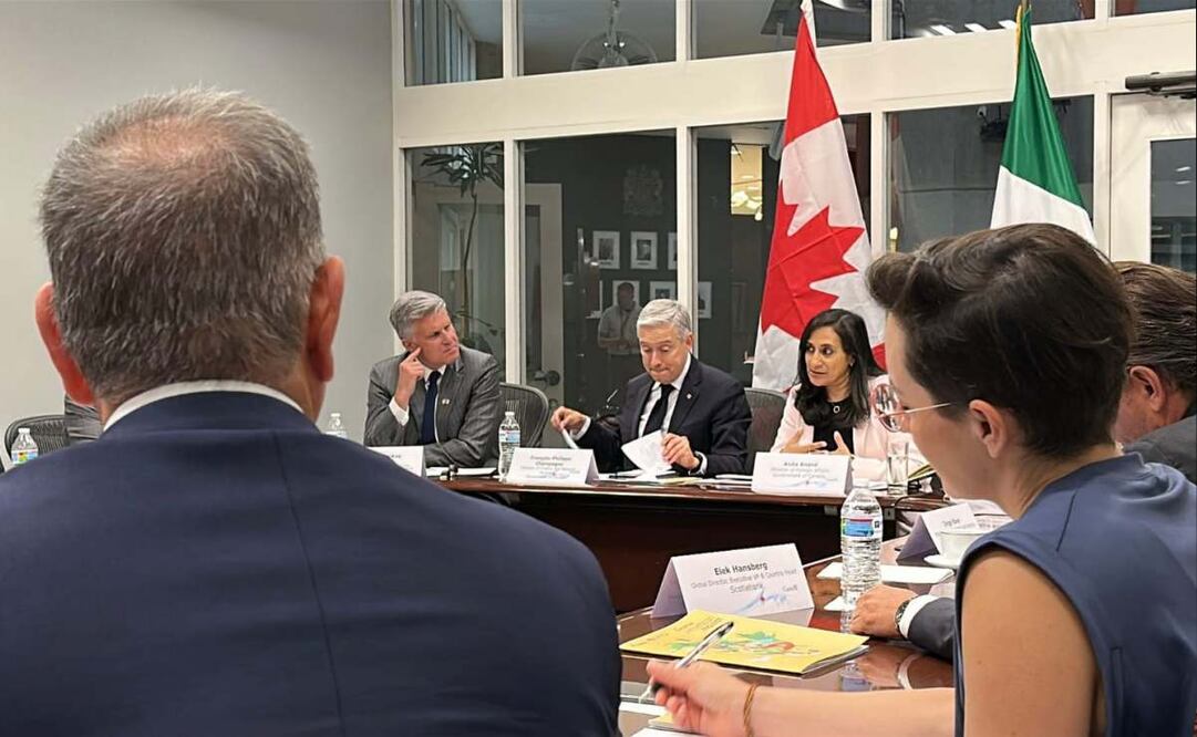Ministros de Canadá exploran con empresarios de México "nuevas oportunidades"; sigue visita oficial tras reunión con Sheinbaum. Foto: Especial
