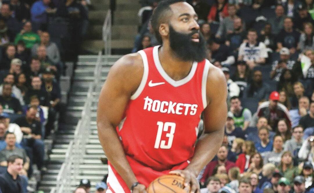 James Harden destacó con 36 puntos, tres asistencias y cuatro rebotes (JIM MONE. AP)