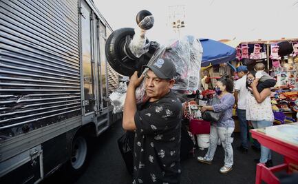 Caos y aglomeraciones en Tepito por las ventas de Día de Reyes