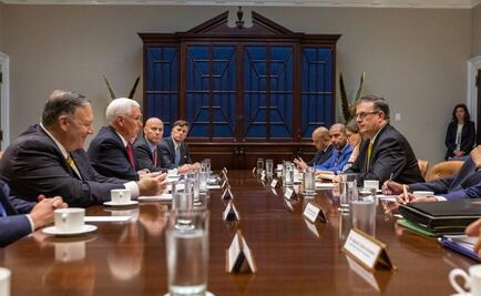 Ebrard y Pence sostienen reunión en Washington sobre migración