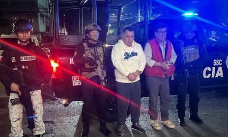 Detienen a dos miembros de la banda de "El Picazo" en Iztacalco