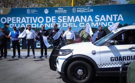 Despliegan más de 2 mil elementos para brindar apoyo vial durante periodo vacacional en Michoacán; emiten recomendaciones para un trayecto seguro  