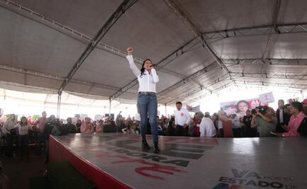 Alejandra del Moral presume que sumó a más de 100 mil morenistas a su campaña
