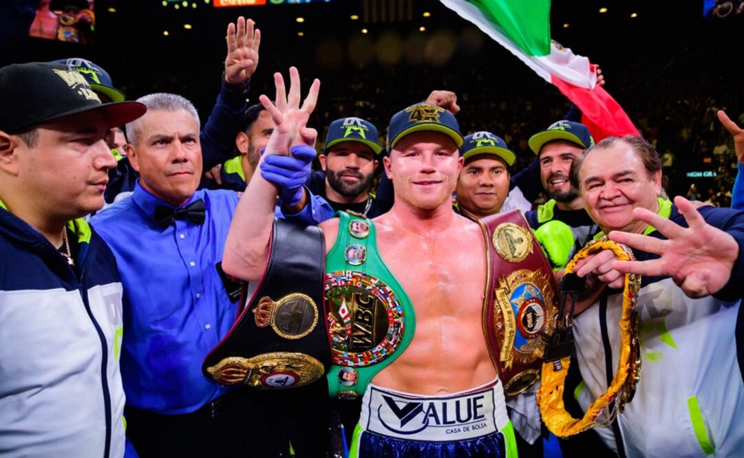 The young Mexican boxer defeated the 36-year-old Russian fighter - Photo: Taken from Sául Álvarez's Twitter account