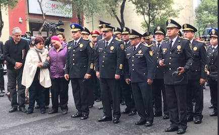 Rinden homenaje a policía asesinado en CFE de Culhuacán