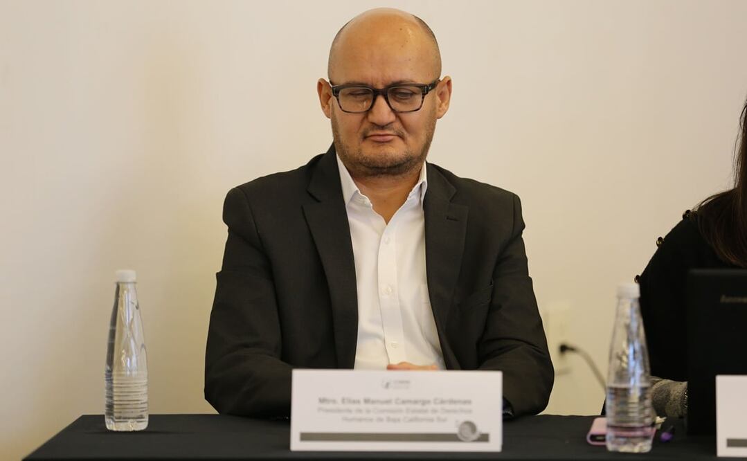 Elías Camargo Cárdena, presidente de la Comisión Estatal de Derechos Humanos (CEDH) de Baja California Sur. Foto: Especial
