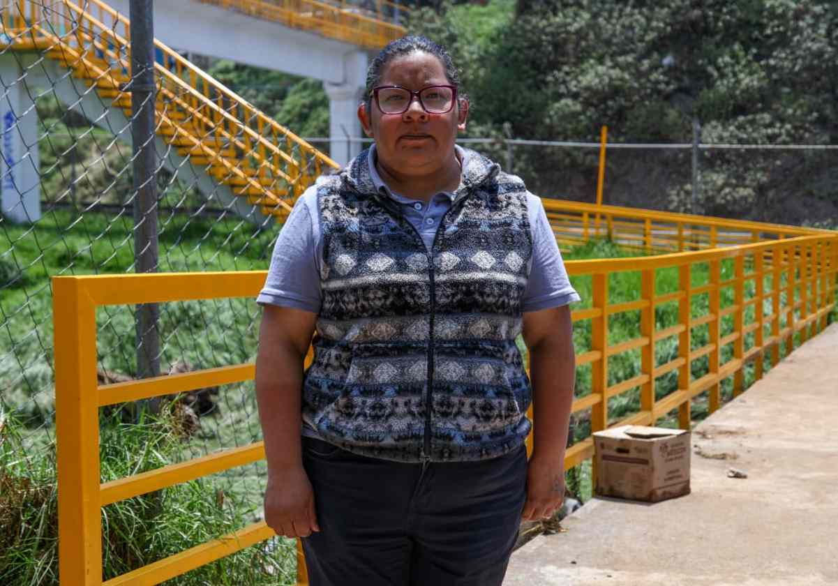 América fue arrastrada por la corriente de agua que se formó por las fuertes lluvias; fue rescatada por vecinos de Cuajimalpa