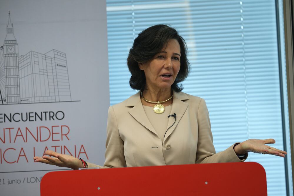 La presidenta de Grupo Santander, Ana Botín. Foto: Antonio Hernández