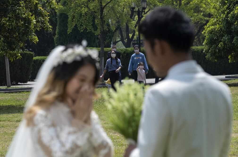 Boba en el parque Jiangtan en Wuhan en China. Foto: Xinhua