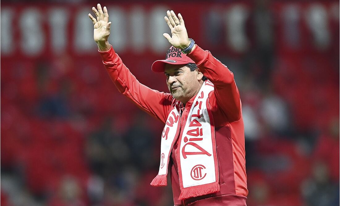 José Saturnino Cardozo en el estadio Nemesio Díez. FOTO: IMAGO7