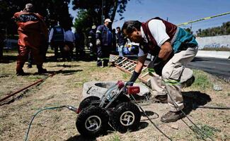 Inspeccionan el drenaje profundo