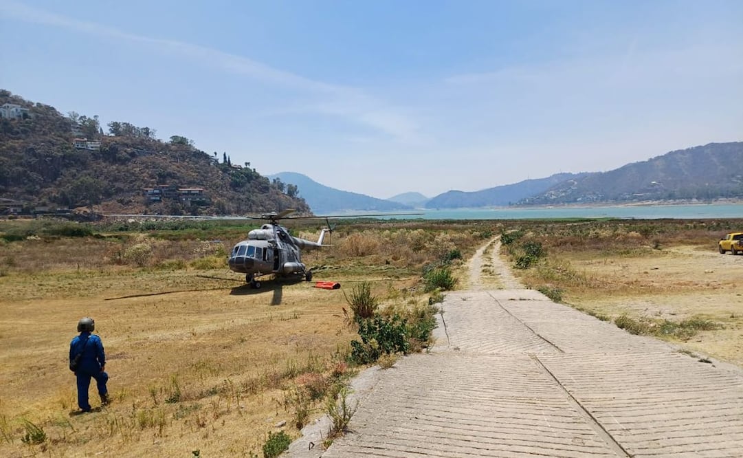 Incendios forestales en Valle de Bravo. Foto: Marina