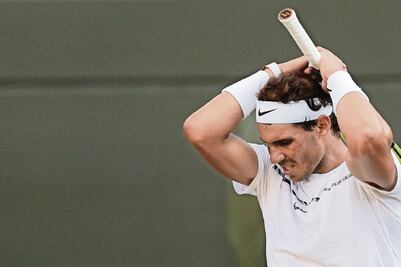 Sacan a Nadal, en un épico partido