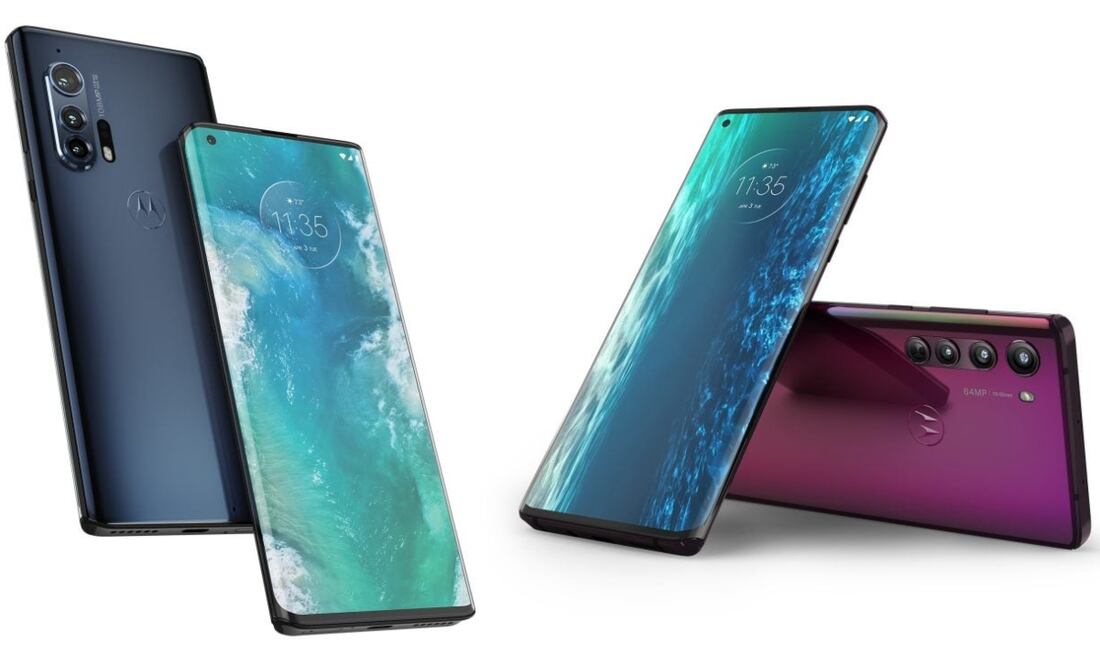 Los dos celulares fueron presentados por medio de un anuncio en línea, y tienen un aspecto muy similar