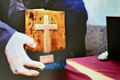 La exhumación que dividió a la familia Barragán