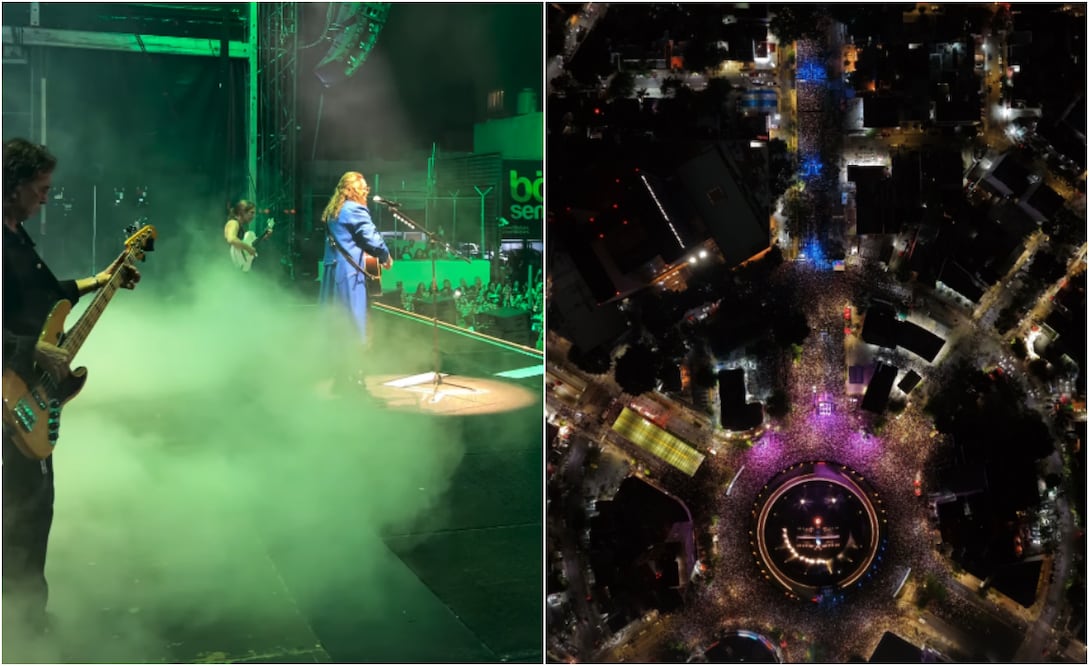 Maná se presentó en la Glorieta de la Minerva, este miércoles, 17 de junio.
Fotos: Instagram, vía @manaoficial