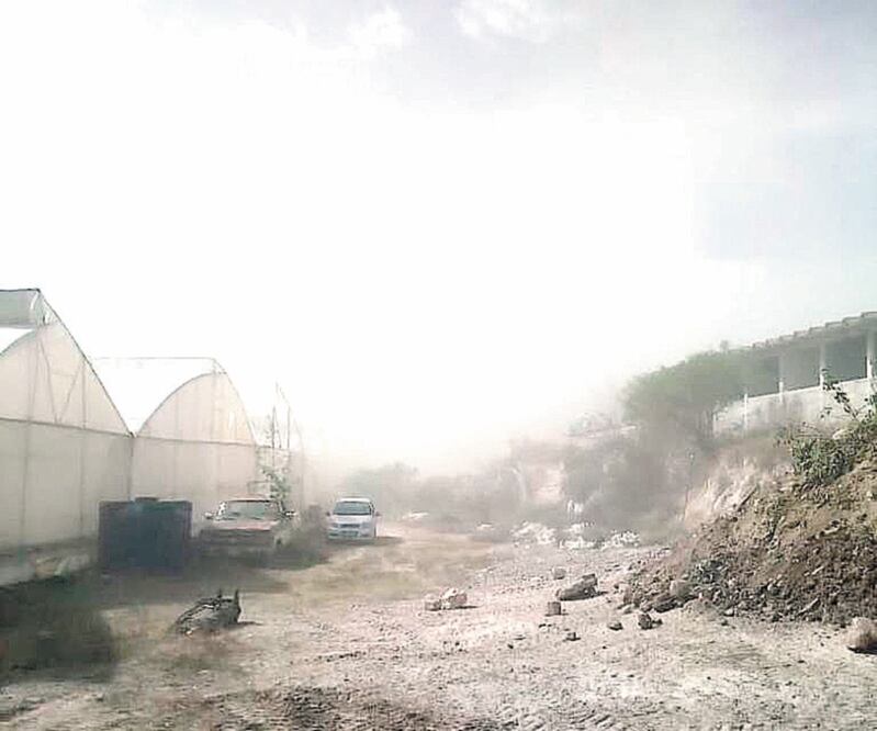 Exposición. Los jales en Zimapán contienen 100 veces más arsénico a lo permitido por la Organización Mundial de la Salud (OMS). CORTESÍA