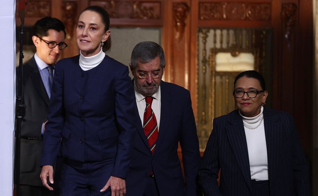 La presidenta Claudia Sheinbaum informó que el Plan B contra el aumento de tarifas arancelarias de Estados Unidos, también se quedará en pausa. Foto: Berenice Fregoso / EL UNIVERSAL