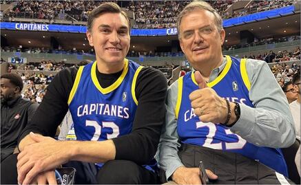 Marcelo Ebrard dice presente en el debut de Capitanes en la NBA G League