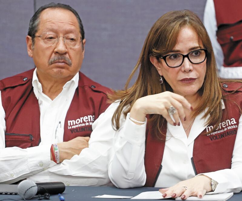 La disputa de la dirigente de Morena, Yeidckol Polevnsky, con la presidenta del Consejo Nacional de ese partido, Bertha Luján, ocasionó que la fecha del congreso se recorriera hasta enero de 2020. ARCHIVO EL UNIVERSAL