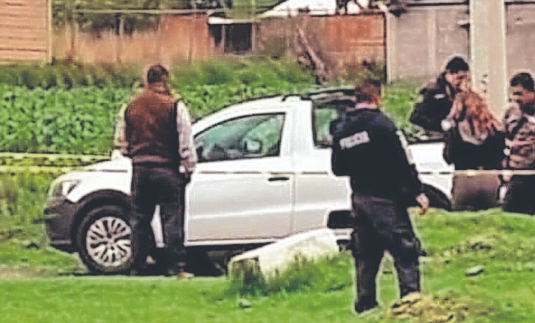 El cuerpo fue hallado en una camio- neta con un disparo en la cabeza. Foto: Especial