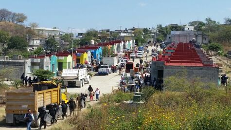 Desalojan a invasores en fraccionamiento de Chiapas