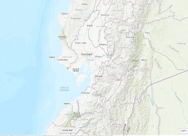 Ecuador registra sismo de magnitud 5.4
