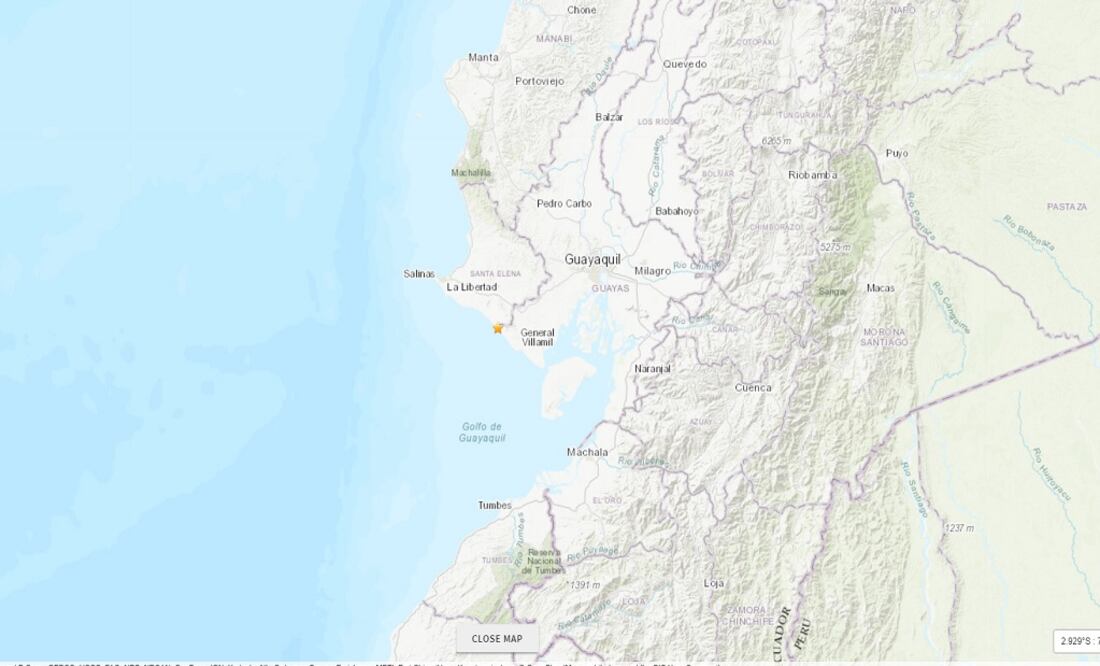 Según el Instituto Geofísico, el sismo ocurrió a las 07.55 hora local (12.55 GMT) a 2,57 grados de latitud sur y a 81,11 grados de longitud oeste. FOTO: ESPECIAL