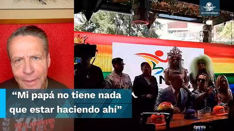 Hijo de Adame está decepcionado porque invitaron a su papá a la marcha LGBT+
