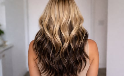 Estas mechas invertidas son ideales para disimular las canas