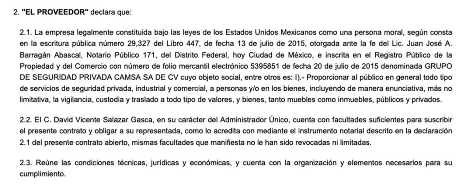 Difunden contrato de INM con CAMSA / Foto: Especial