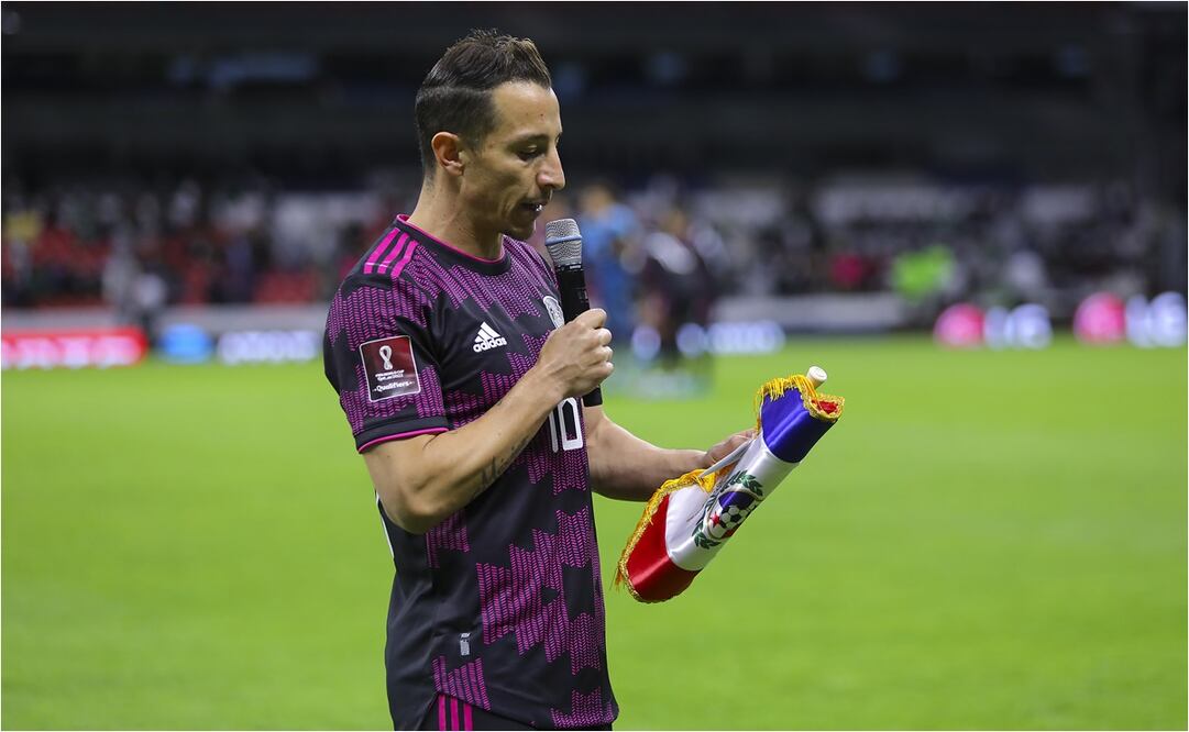 Andrés Guardado en el Estadio Azteca / Foto: Imago7