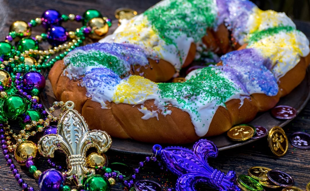 En Nueva Orleans, a la Rosca de Reyes le llaman King Cake. Foto: iStock