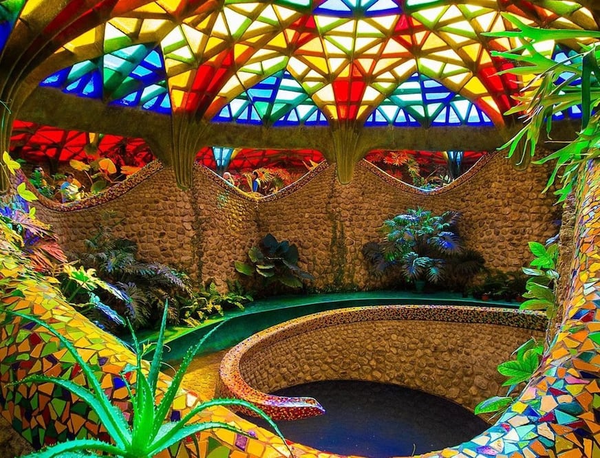 El Nido de Quetzalcóatl fue diseñado por el arquitecto Javier Senosiain. Foto: Instagram @betyjm2