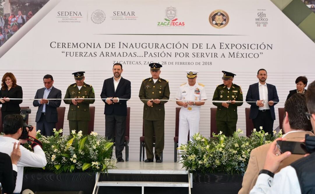 La Exposición Militar Fuerzas Armada “Pasión por servir a México” se encuentra en Zacatecas (Foto: Ricardo Moya / EL UNIVERSAL)