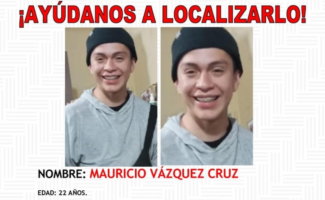 Buscan a Mauricio Vásquez originario de Huajuapan, Oaxaca; su última comunicación fue en Culiacán.
Foto: Especial.
