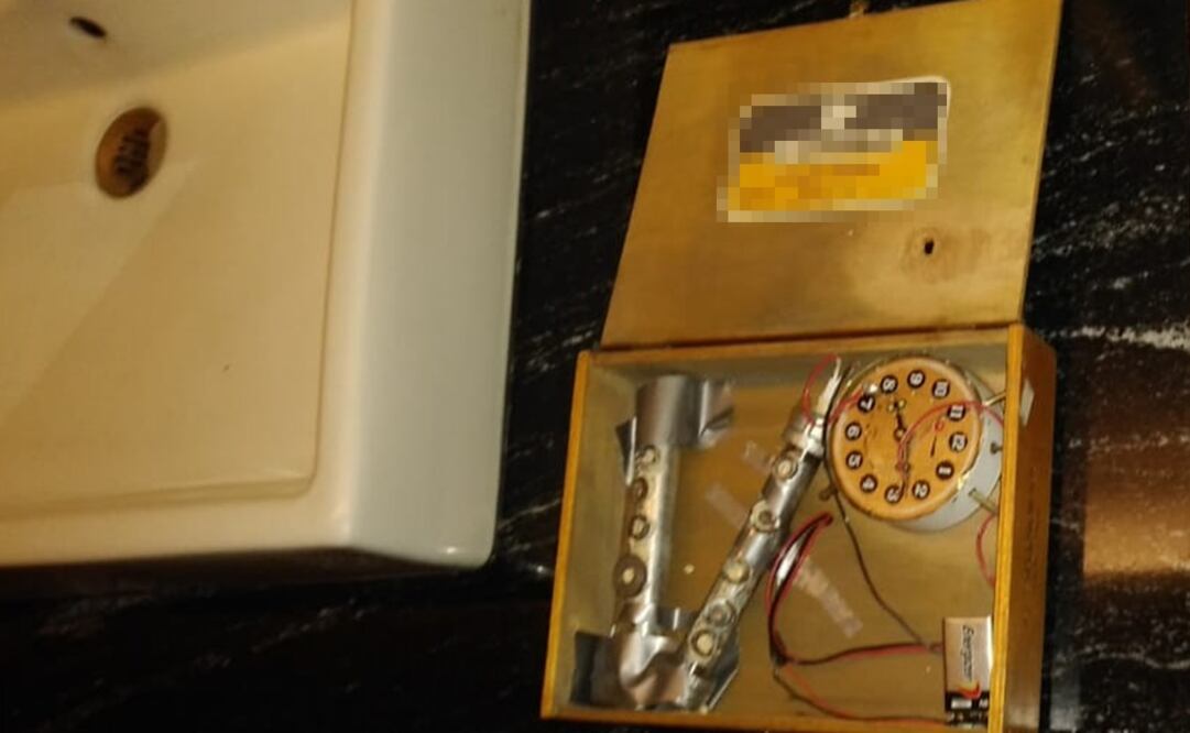 El artefacto se encontró dentro de una caja de puros. Foto: Especial