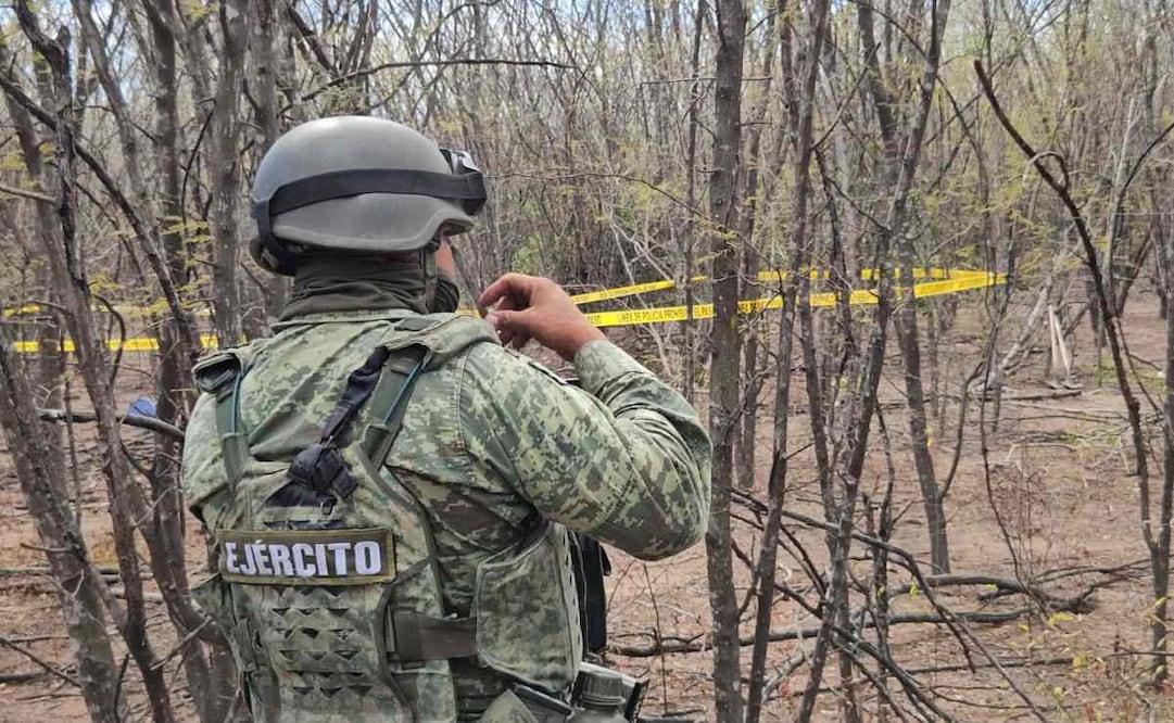 Hallan cuerpo dentro de fosa clandestina en Sinaloa (27/01/2025). Foto: Cortesía/El Universal