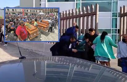 VIDEO: Exigen justicia para familia que murió atropellada en Chimalpa; lanzan huevos a abogados