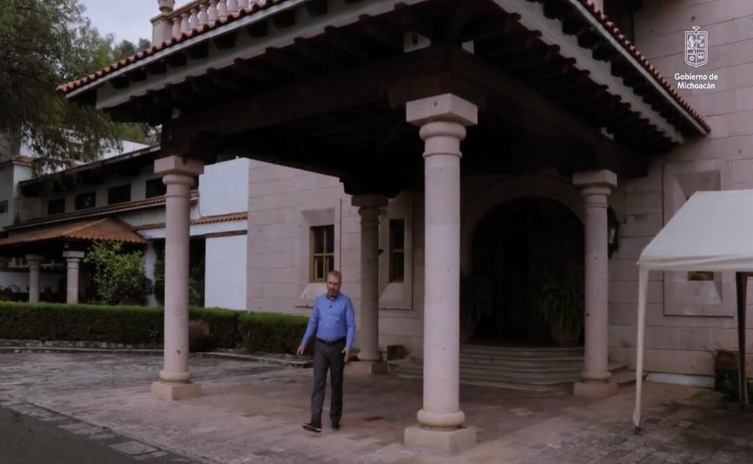 Resurge video de los lujos de Silvano Aureoles; búnker, helipuerto y áreas exclusivas. Foto: Captura de pantalla