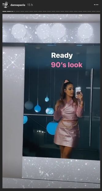 En rosa, el look Danna Paola impacta en La Academia
