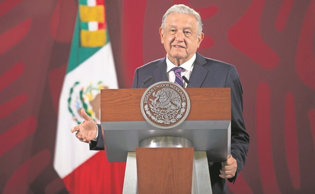 Andrés Manuel López Obrador dijo por la mañana a los periodistas que sabe del riesgo que corren y les garantizó que “no están solos”. Foto: Germán Espinosa. EL UNIVERSAL