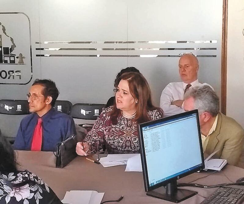 La procuradora social, Patricia Ruiz Anchondo, realizará una inspección de su oficina para corroborar si no falta alguna de sus pertenencias. Foto: ESPECIAL