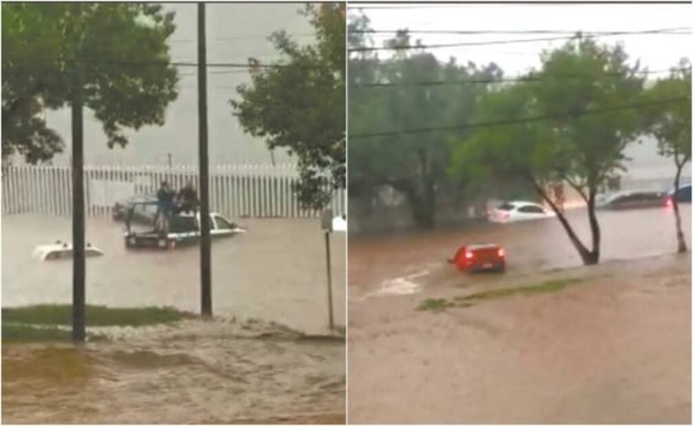 Lluvia provoca inundaciones en Tlalnepantla y Atizapán