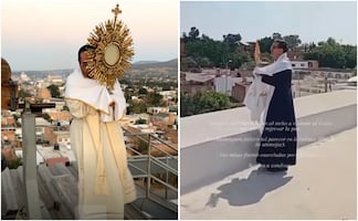 Sacerdotes hacen oración por la paz ante situación en Jalisco; imágenes se viralizan en redes