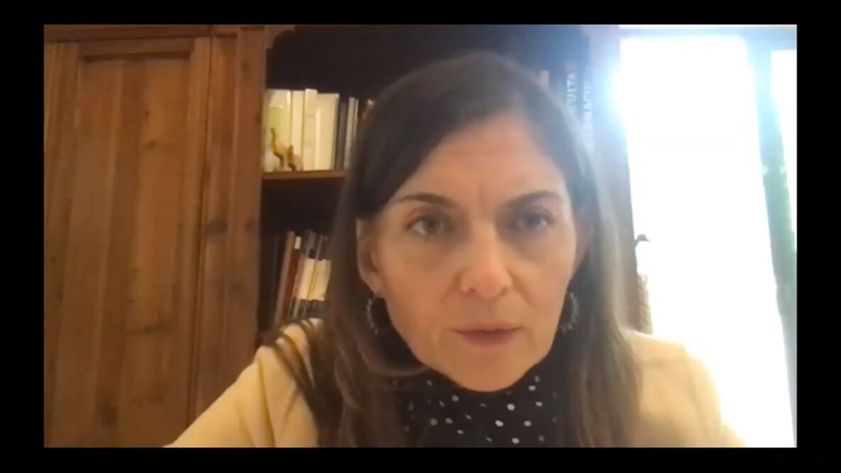 Marina Núñez, subsecretaria de Desarrollo Cultural. Foto: Captura