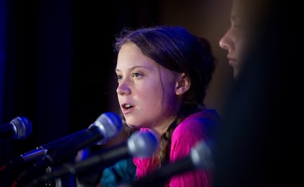 Greta responde a "tuit" de Trump: se describe como "una joven muy feliz"