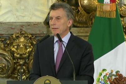 Macri: México debe ocupar lugar "preponderante" en cambio de Argentina