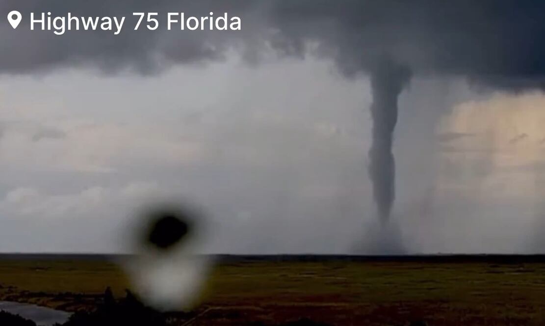 Tornado en Florida. Foto: captura de pantalla